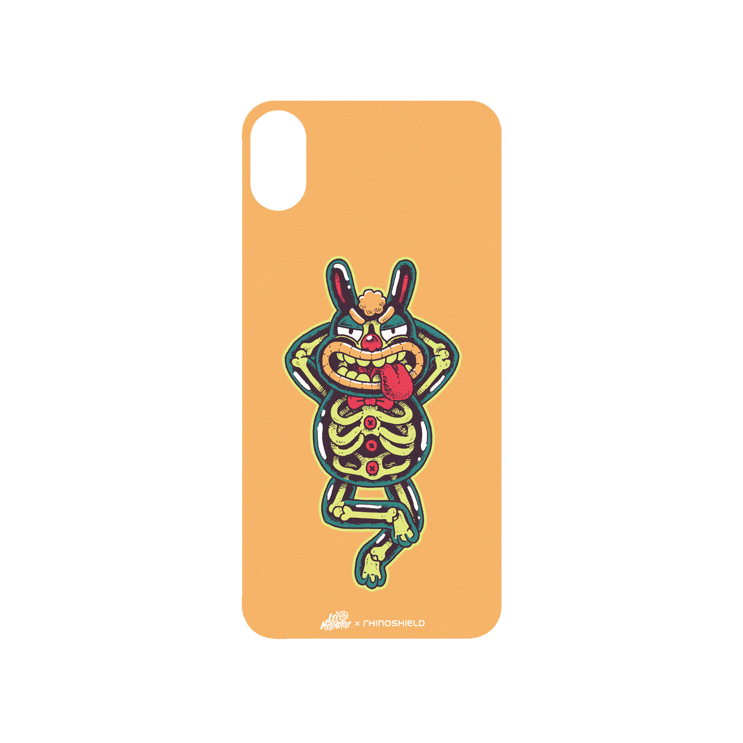 RhinoShield X Lei Melendres SolidSuit iPhone XS Case - Skeleton Rabbit