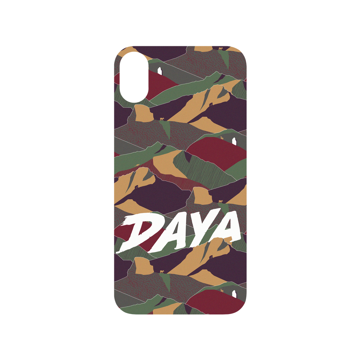 RhinoShield X WasangShow SolidSuit iPhone XR Case - DAYA Mountains