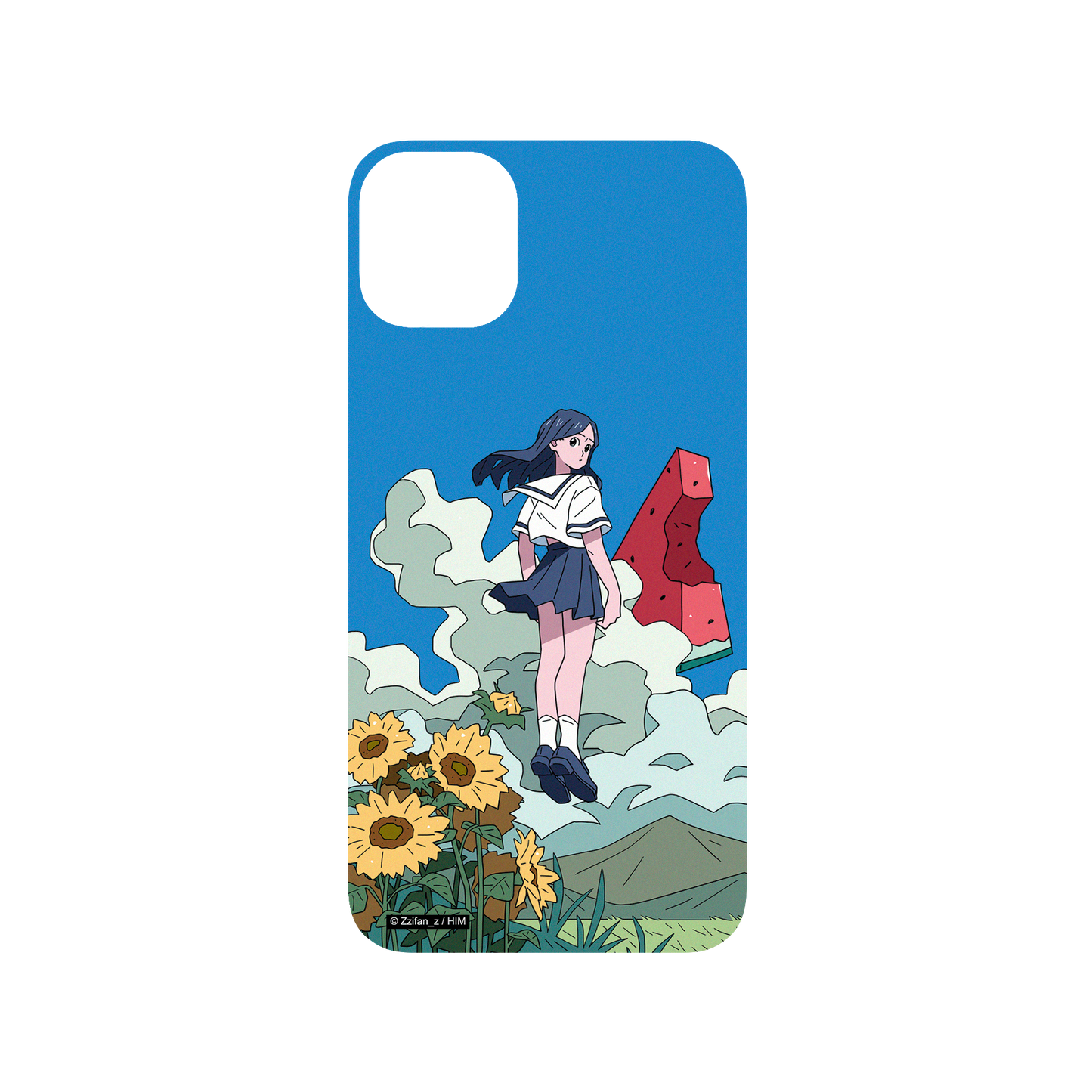 iPhone 11 犀牛盾SolidSuit聯名設計款防摔背蓋手機殼 Zzifan_z - 夏天