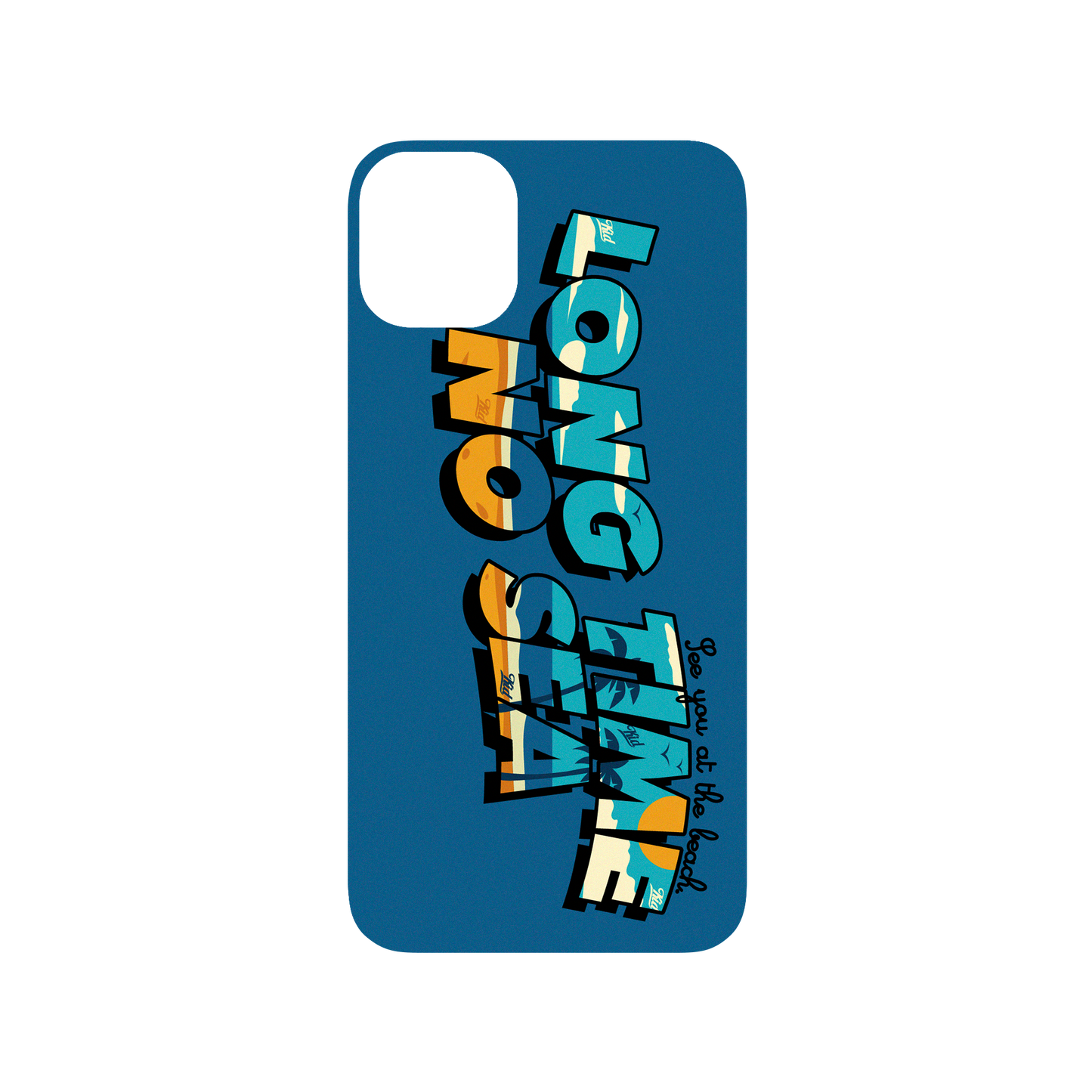 iPhone 11 犀牛盾SolidSuit聯名設計款防摔背蓋手機殼 KID - LONG TIME NO SEA 沙灘款