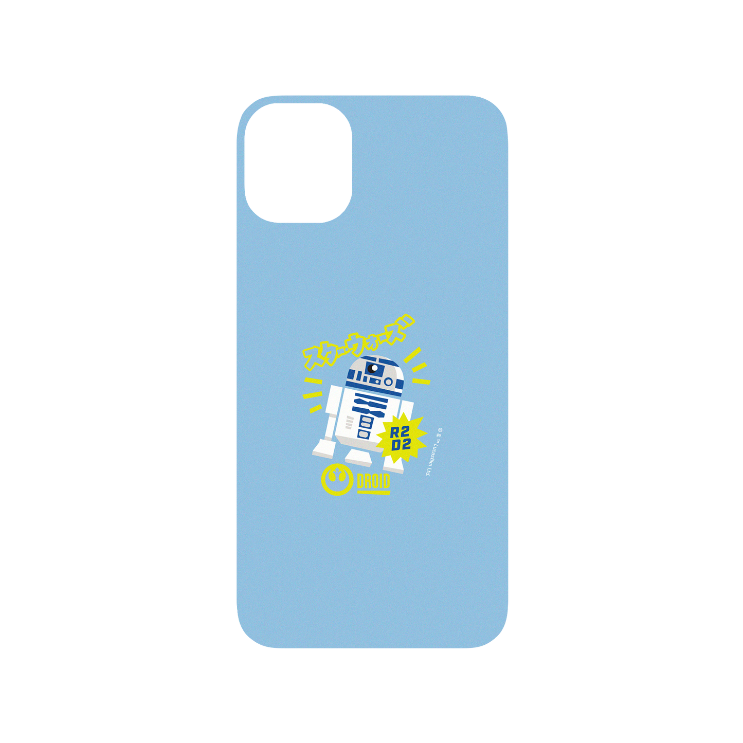 iPhone 11 犀牛盾SolidSuit聯名設計款防摔背蓋手機殼 StarWars 星際大戰系列 - R2D2-日文字系列