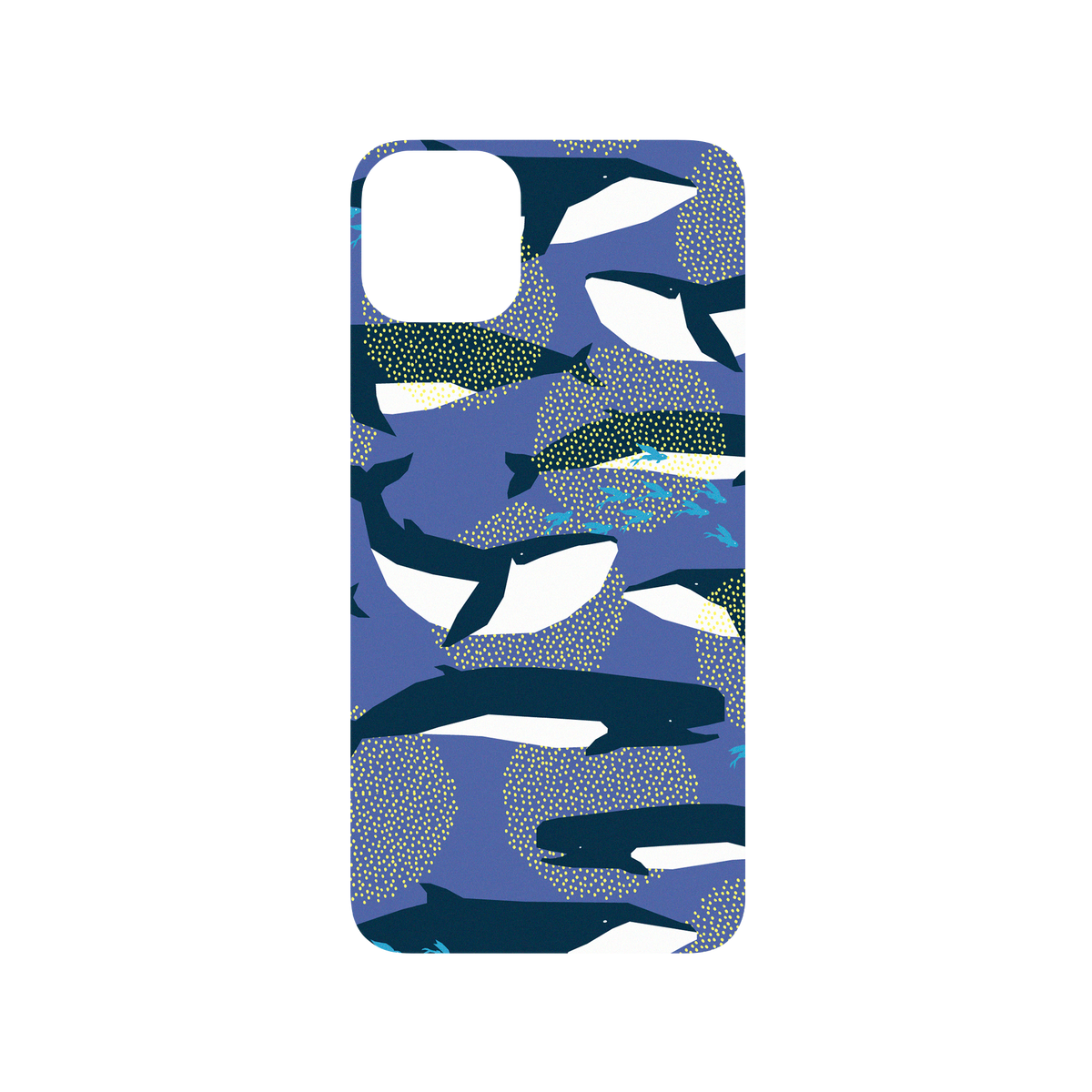 RHINOSHIELD X WasangShow SolidSuit iPhone 11 Pro Max Case - Ocean WAWA - Whale