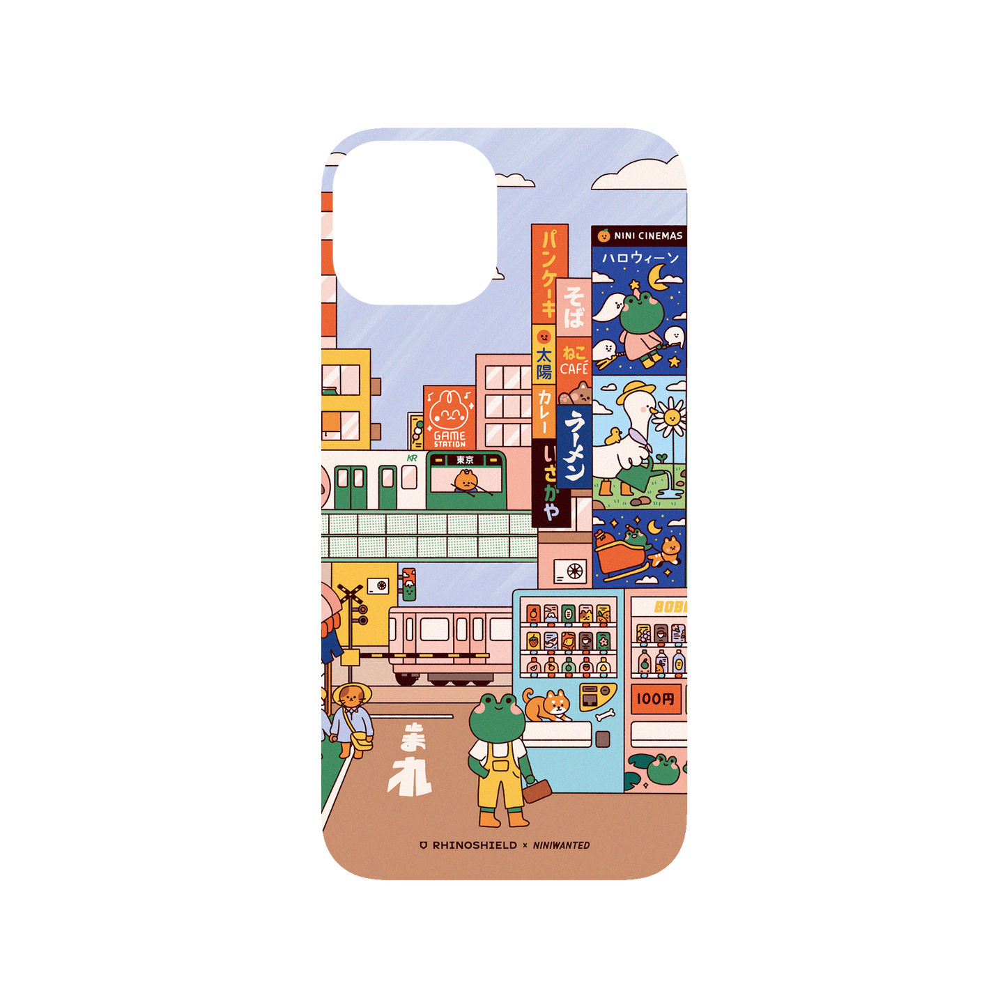 RHINOSHIELD X NINIWANTED SolidSuit iPhone 14 Case - Day in Tokyo
