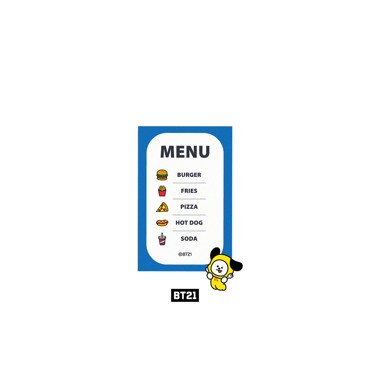 (EOL) iPhone 14 Pro Max 犀牛盾SolidSuit (MagSafe 兼容)防摔背蓋手機殼 BT21系列 - Bite-菜單 CHIMMY