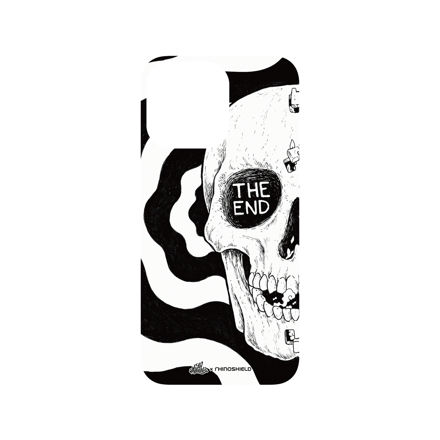 RHINOSHIELD X Lei Melendres SolidSuit iPhone 14 Pro Max Case - The Skull
