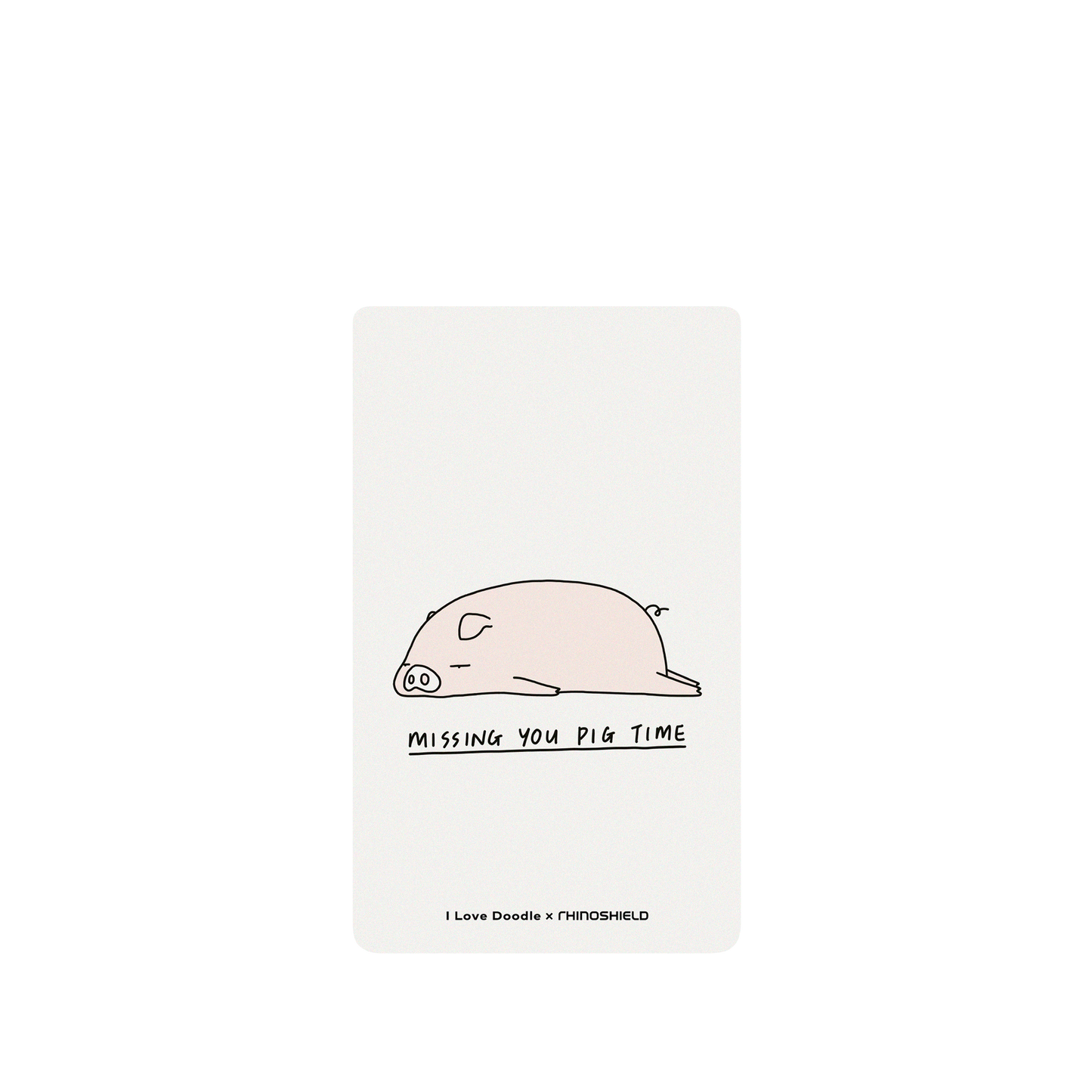 RhinoShield X I Love Doodle SolidSuit Google Pixel 6 Case - Missing You Pig Time