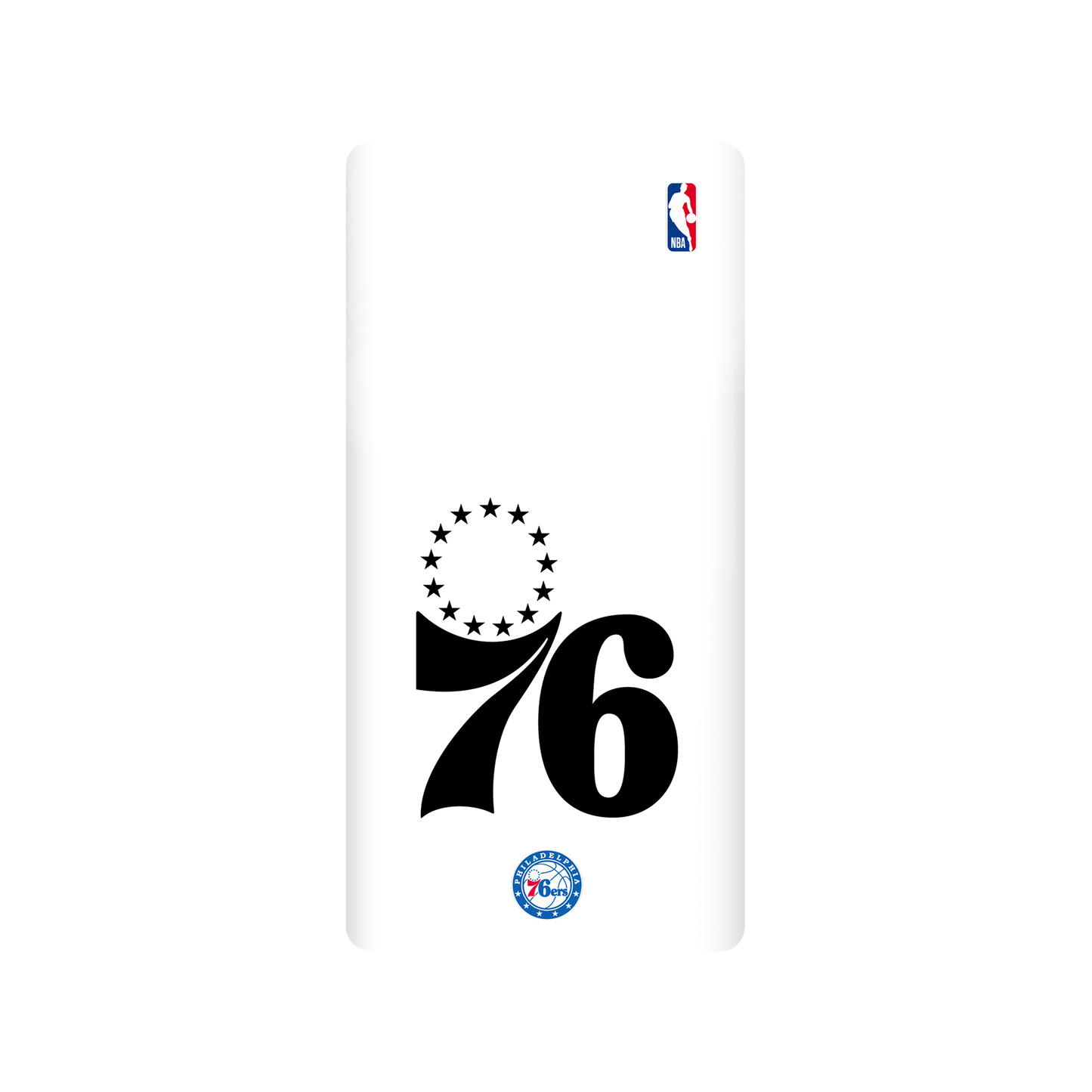 Samsung Galaxy Note9 犀牛盾SolidSuit聯名設計款防摔背蓋手機殼 NBA - B&W-費城76人 Philadelphia 76ers B&W
