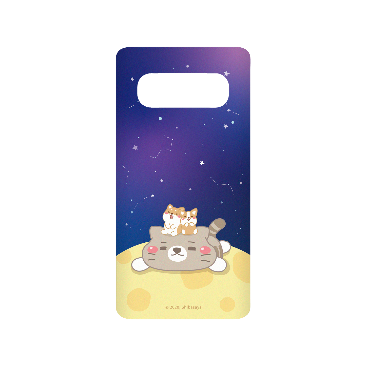 Samsung Galaxy S10+ 犀牛盾SolidSuit聯名設計款防摔背蓋手機殼 柴語錄 - 月球被縮小了