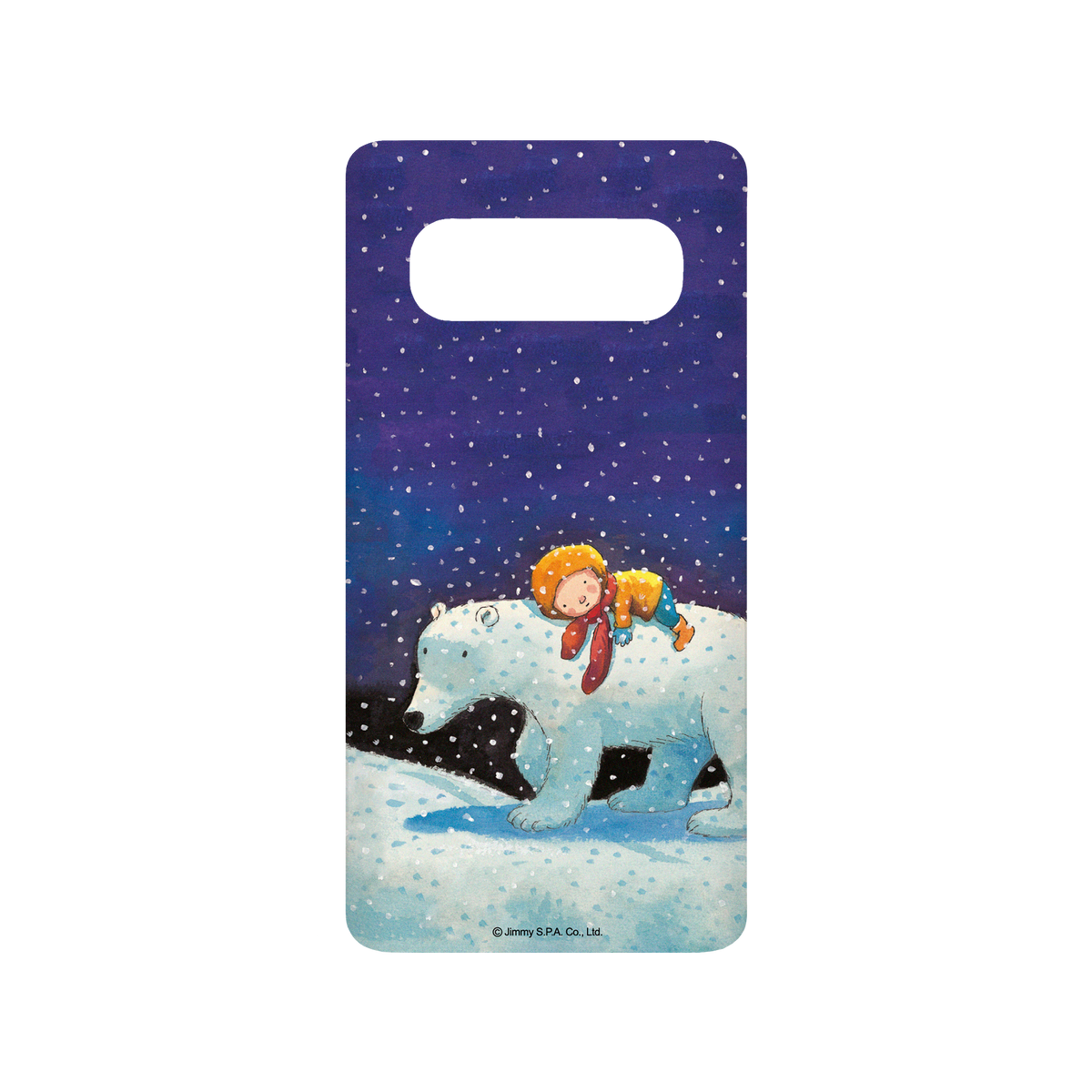 RhinoShield X Jimmy SolidSuit Samsung Galaxy S10+ Case - The World & Me - Polar Bear