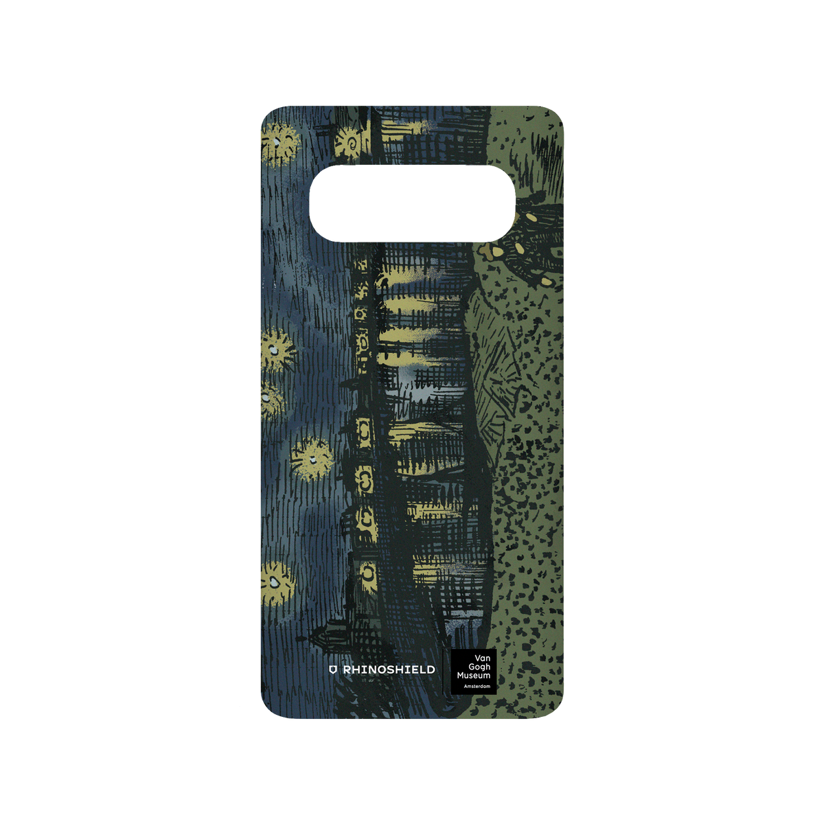 RHINOSHIELD X Van Gogh Museum SolidSuit Samsung Galaxy S10+ Case - Sketch of Starry Night Over the Rhône - Recolored by RHINOSHIELD