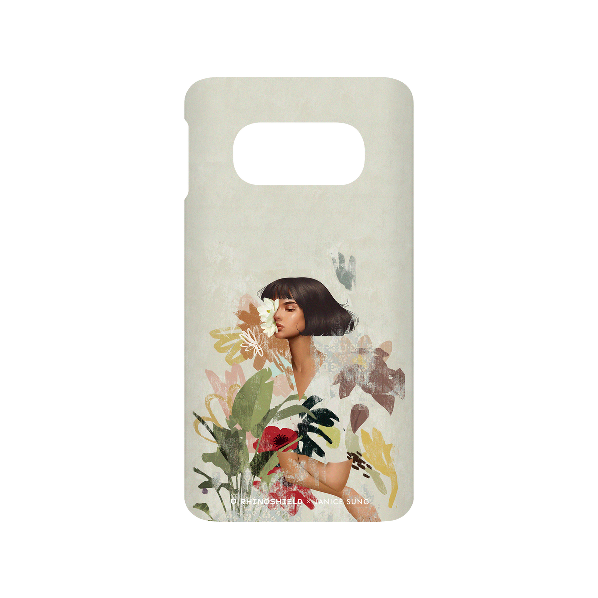 RhinoShield X Janice Sung SolidSuit Samsung Galaxy S10e Case - Flora 2
