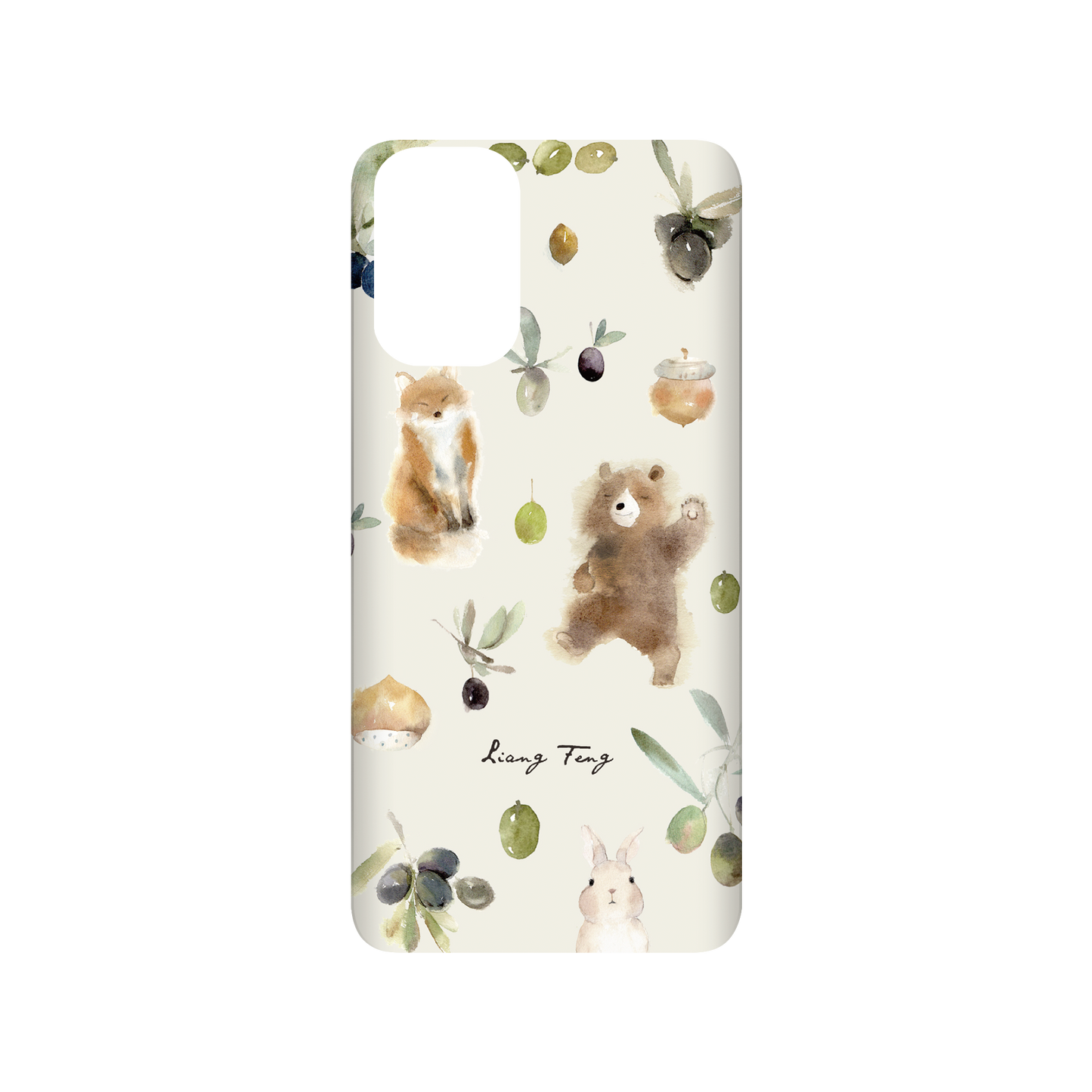 RhinoShield X Liang Feng SolidSuit Samsung Galaxy S20+ (4G/5G) Case - Olives and Animals