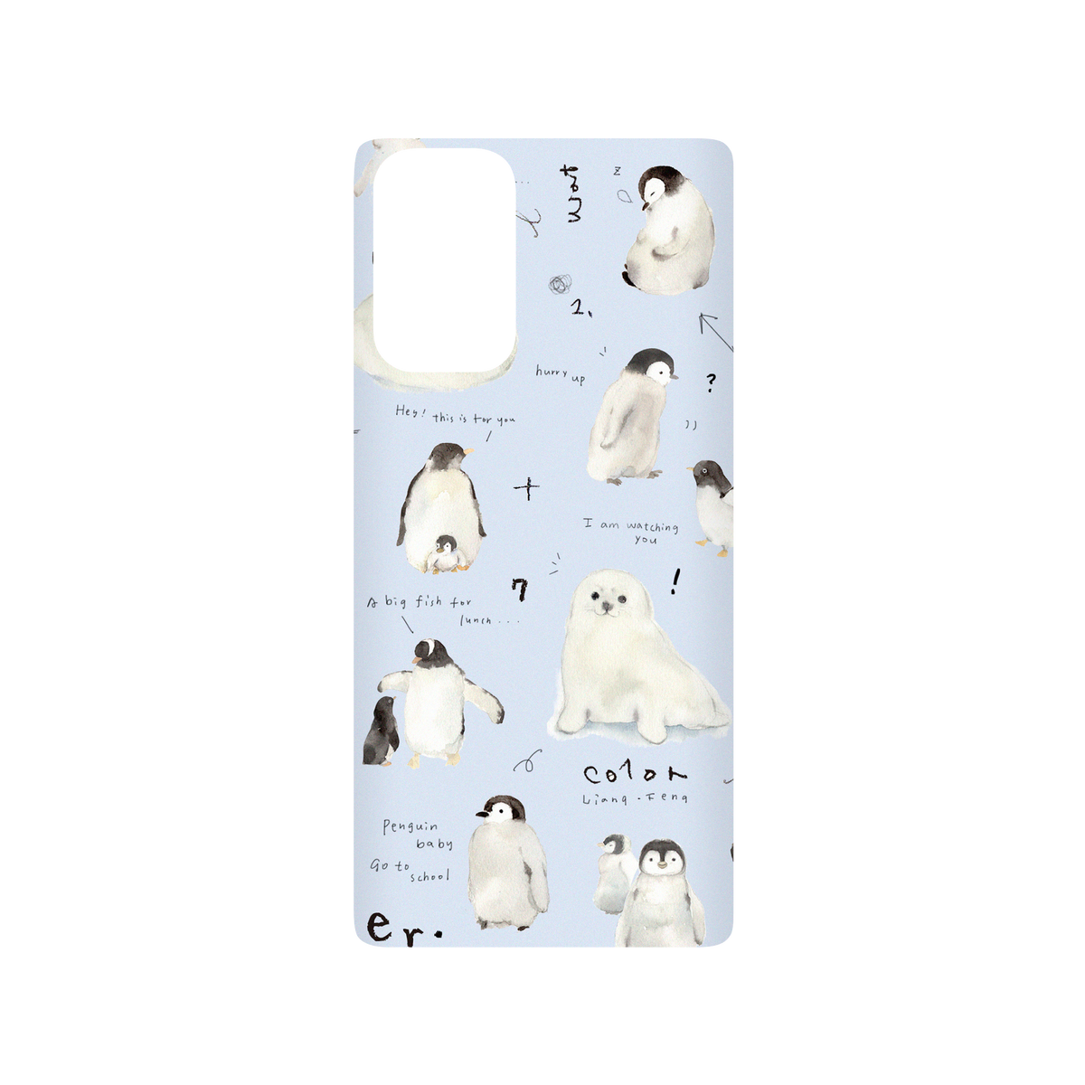 RhinoShield X Liang Feng SolidSuit Samsung Galaxy Note20 (4G/5G) Case - Penguin baby