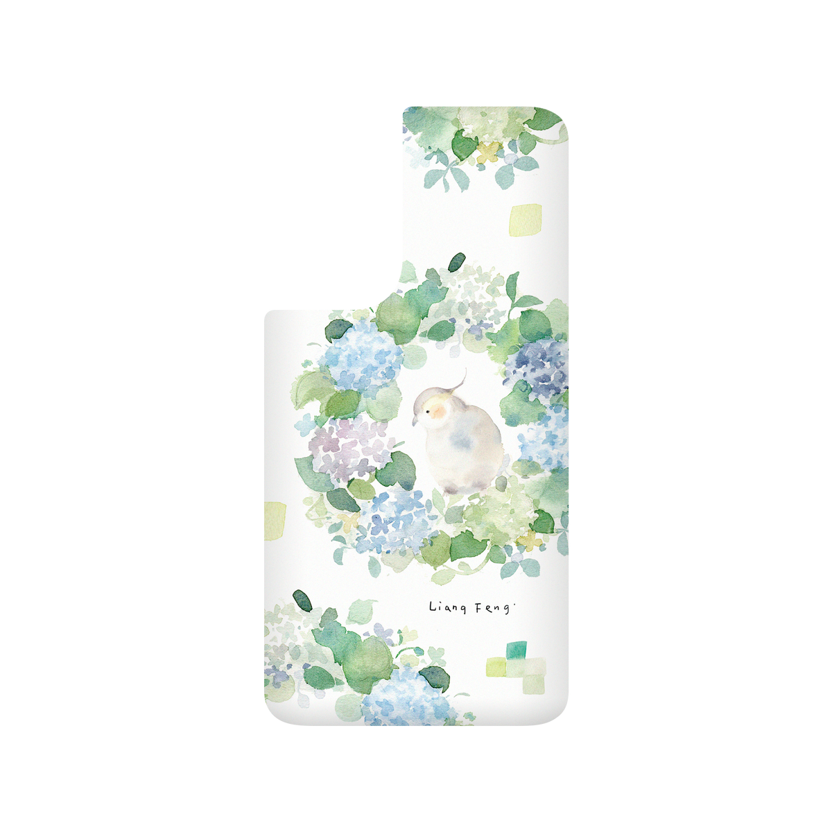 RhinoShield X Liang Feng SolidSuit Samsung Galaxy S21 FE Case - Hydrangeas