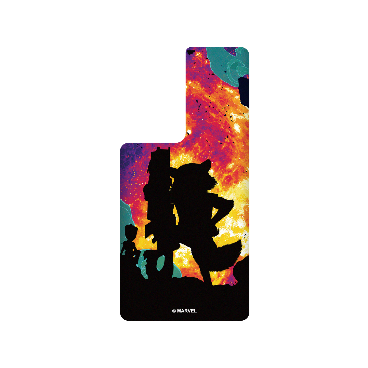 Samsung Galaxy S22 Ultra 犀牛盾SolidSuit防摔背蓋手機殼 Marvel 漫威 - 火箭浣熊和小格魯特