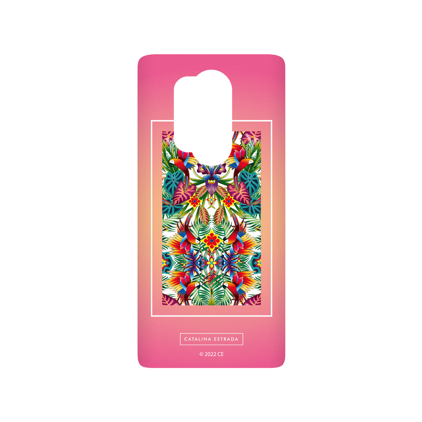 RhinoShield X Catalina Estrada SolidSuit OnePlus 8 Pro Case - Red Jungle
