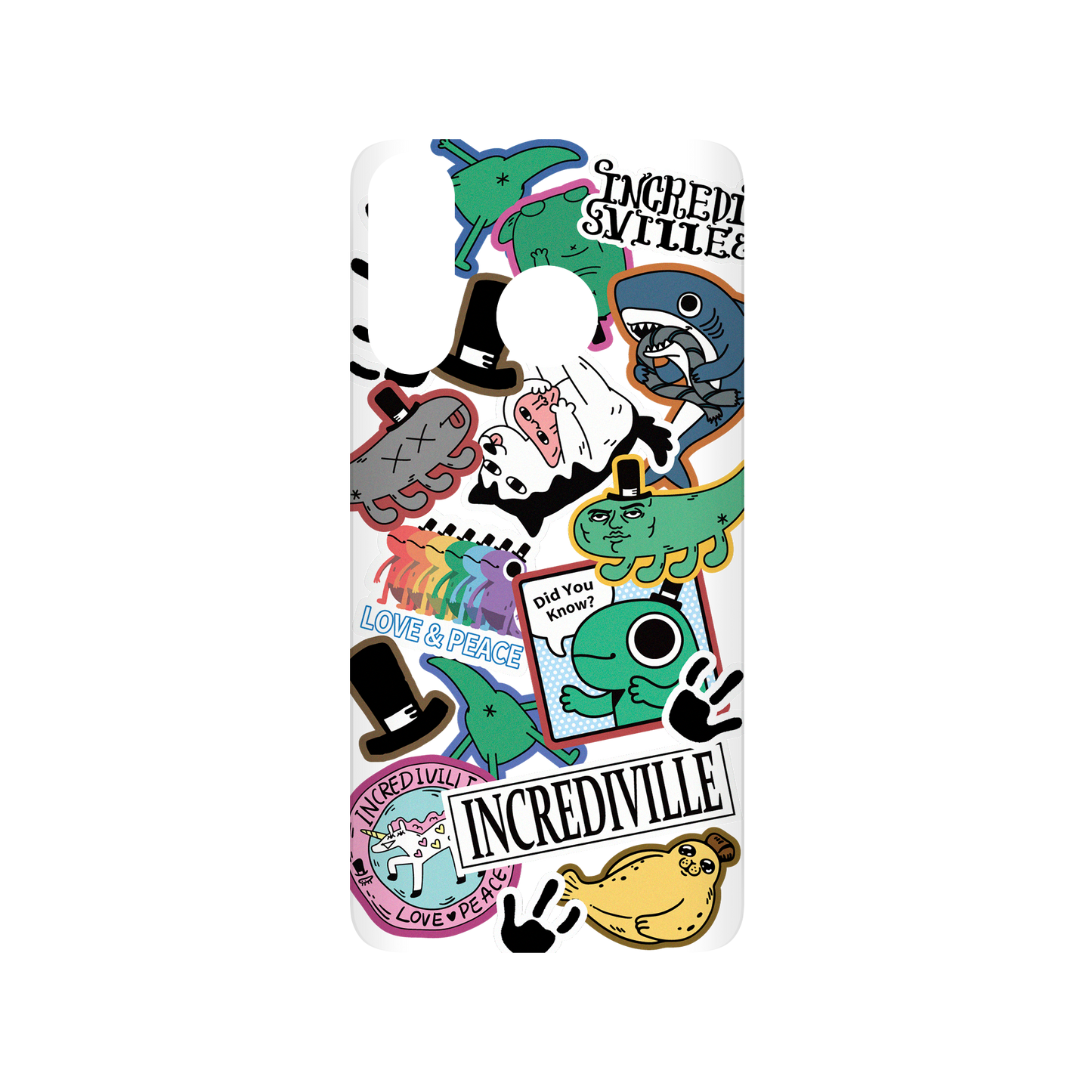 RhinoShield X Incrediville SolidSuit Huawei P30 Lite Case - Odd Sticker Album