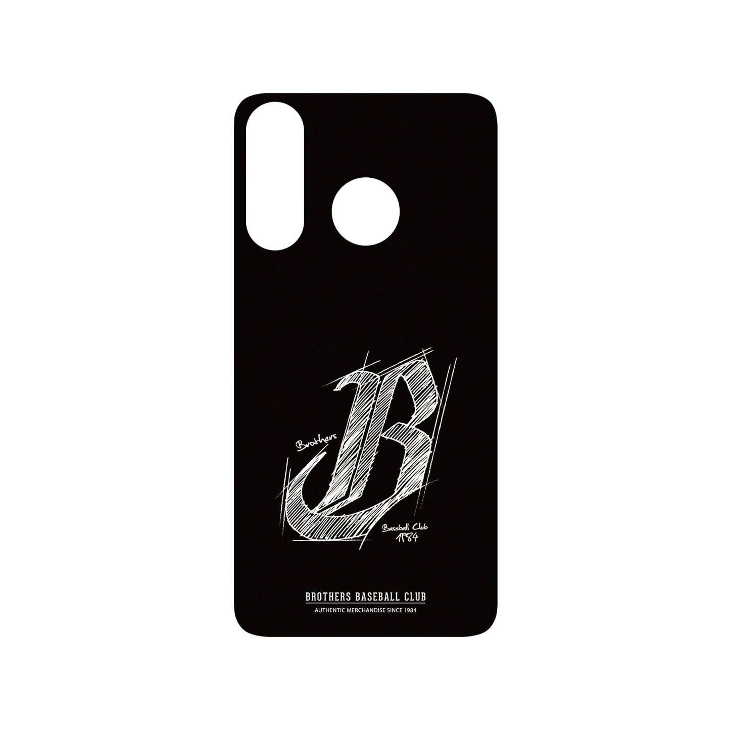 Huawei P30 Lite 犀牛盾SolidSuit聯名設計款防摔背蓋手機殼 中信兄弟 - 素描LOGO