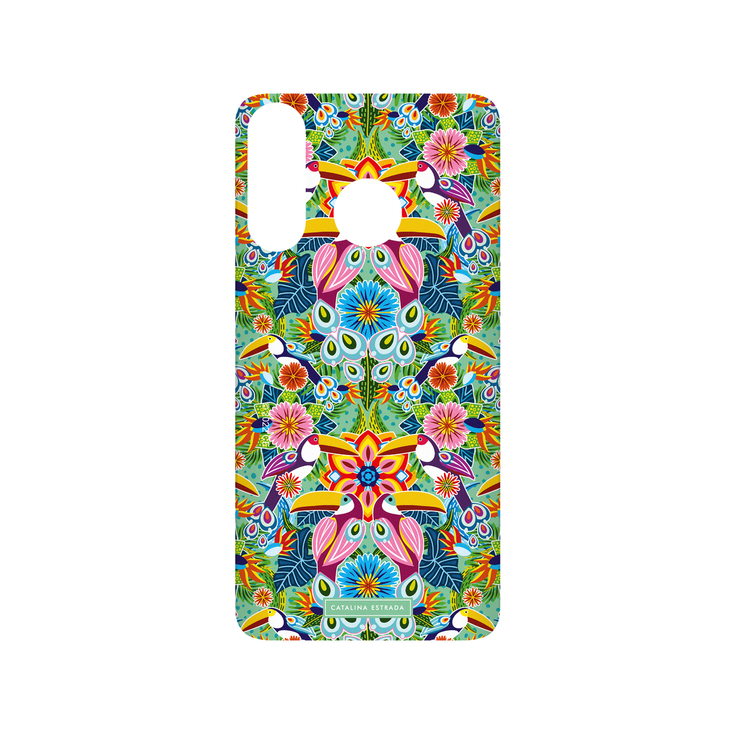RhinoShield X Catalina Estrada SolidSuit Huawei P30 Lite Case - Toucan Jungle