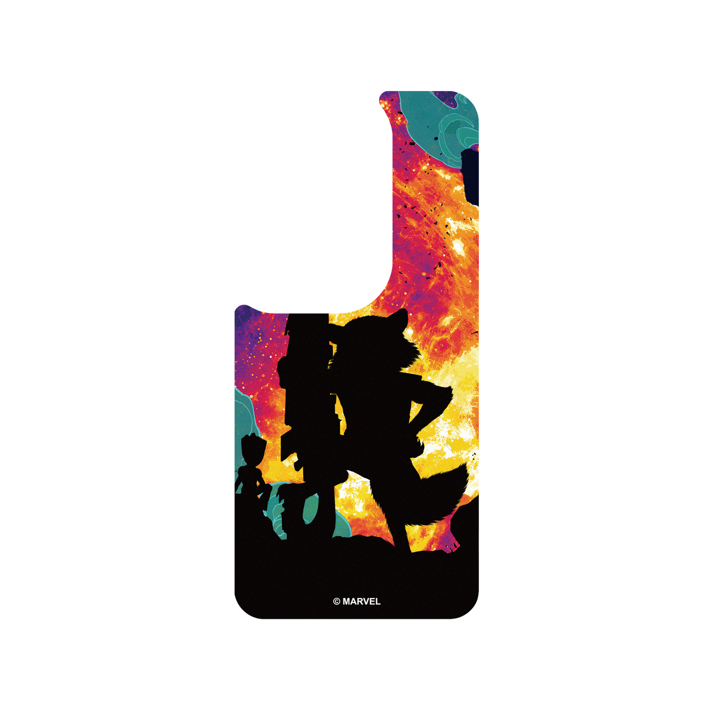 ASUS Zenfone 9 犀牛盾SolidSuit防摔背蓋手機殼 Marvel 漫威 - 火箭浣熊和小格魯特