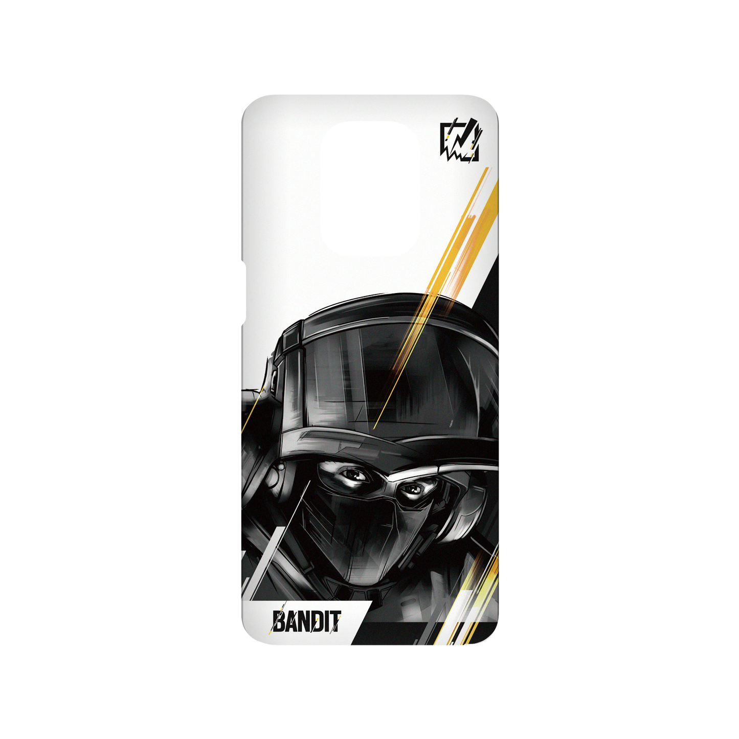RhinoShield X 6: Siege SolidSuit Redmi Note 9 Pro (4G) Case - Bandit - Sketch