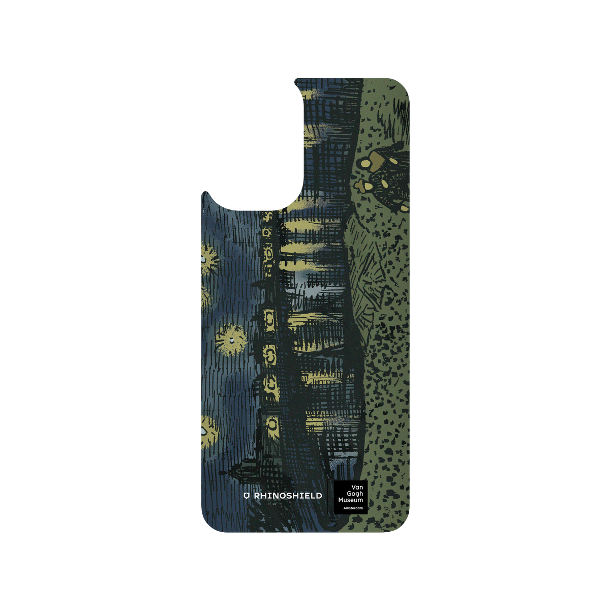 RHINOSHIELD X Van Gogh Museum SolidSuit Redmi Note 10S Case - Sketch of Starry Night Over the Rhône - Recolored by RHINOSHIELD