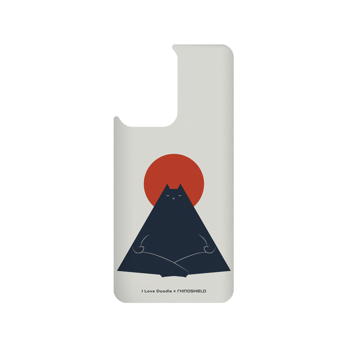 RhinoShield X I Love Doodle SolidSuit Xiaomi 11T Case - Cat Landscape - Meditation