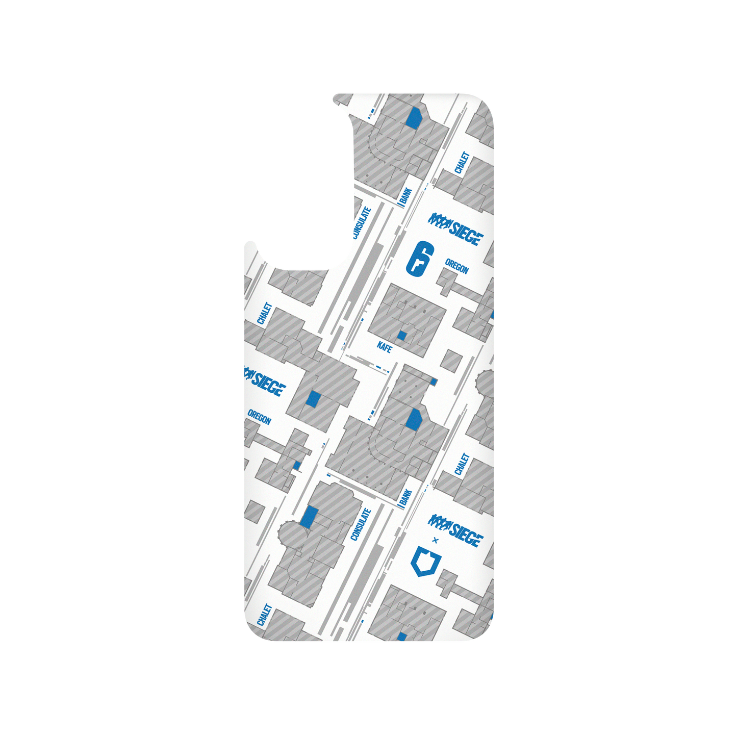 RhinoShield X 6: Siege SolidSuit Redmi Note 11S (4G) Case - Map - Blue