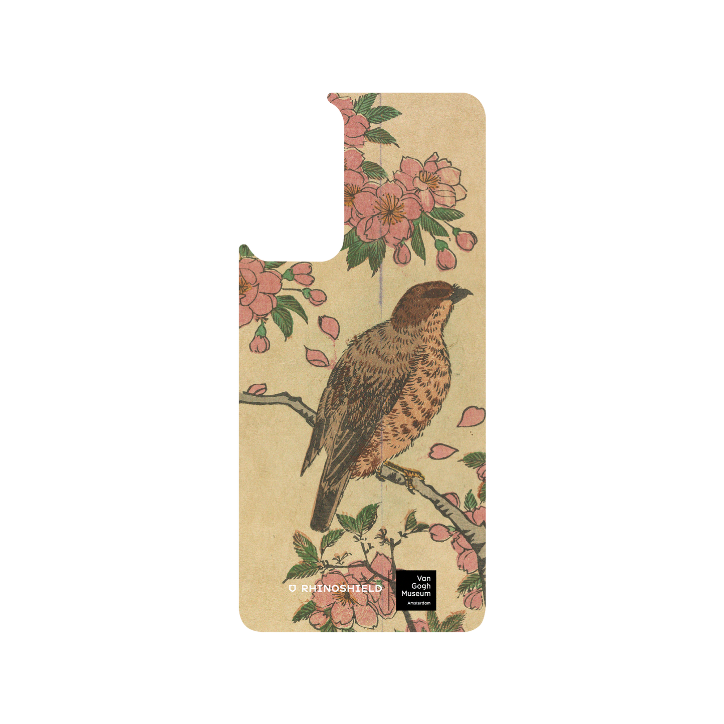 RHINOSHIELD X Van Gogh Museum SolidSuit Redmi Note 11 Pro Global (4G/5G) Case - Cherry Blossoms and Shrike - Utagawa Hiroshige III