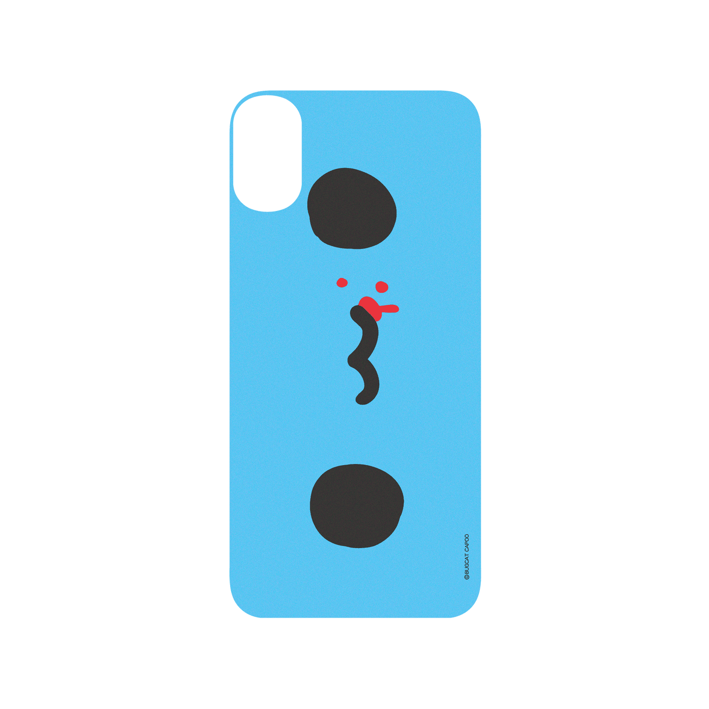 RhinoShield X BUGCAT CAPOO SolidSuit iPhone XS Case - Big Face Capoo (Blue)