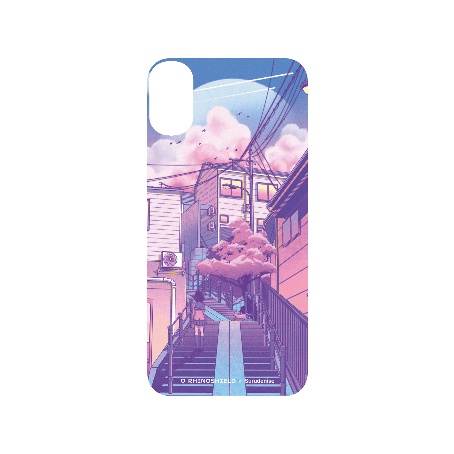 RhinoShield X Surudenise SolidSuit iPhone X Case - Pastel Tokyo