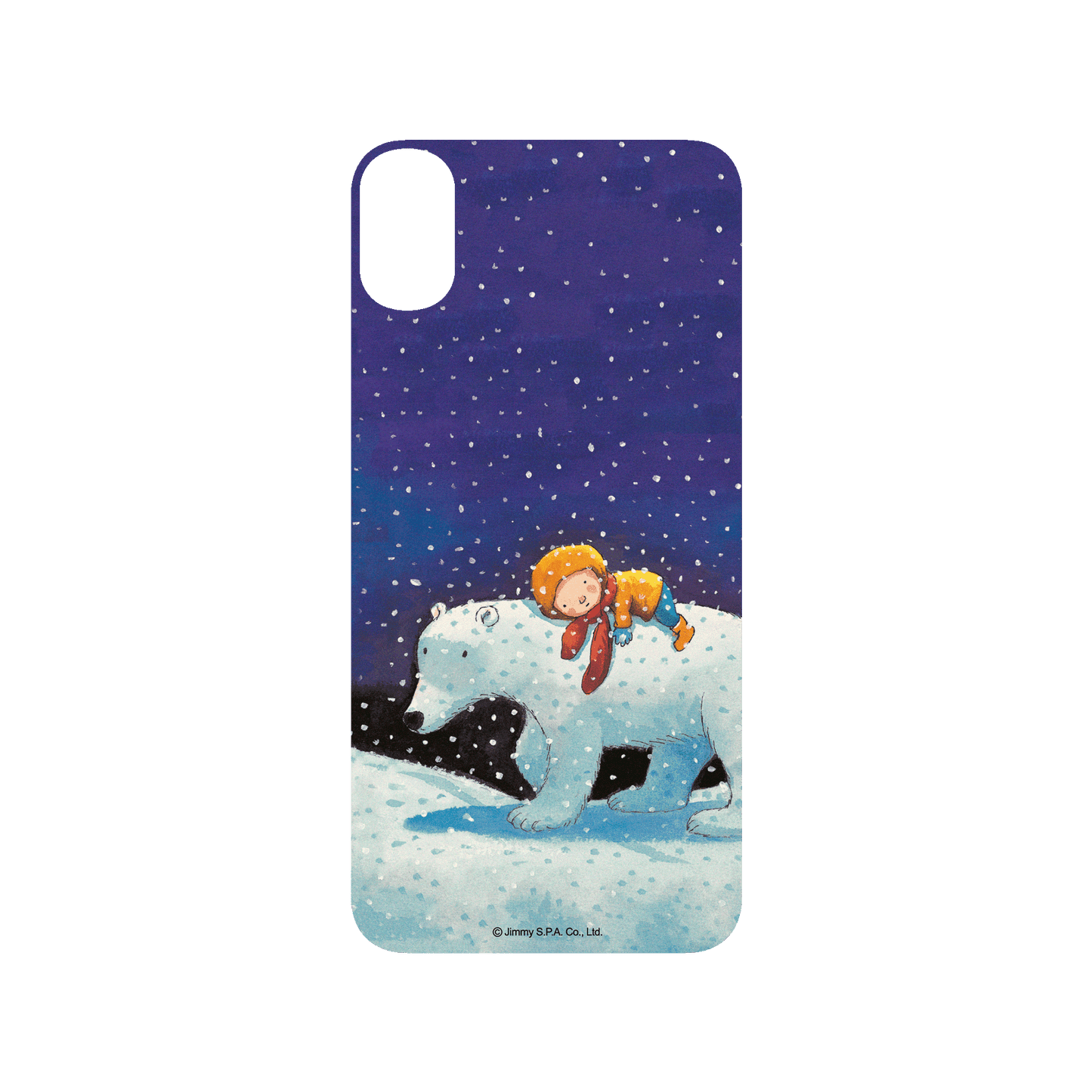 RhinoShield X Jimmy SolidSuit iPhone XS Max Case - The World & Me - Polar Bear
