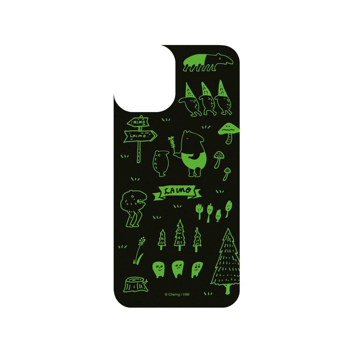 RHINOSHIELD X LAIMO SolidSuit iPhone 11 Pro Case - LAIMO's Magic Forest (Night)