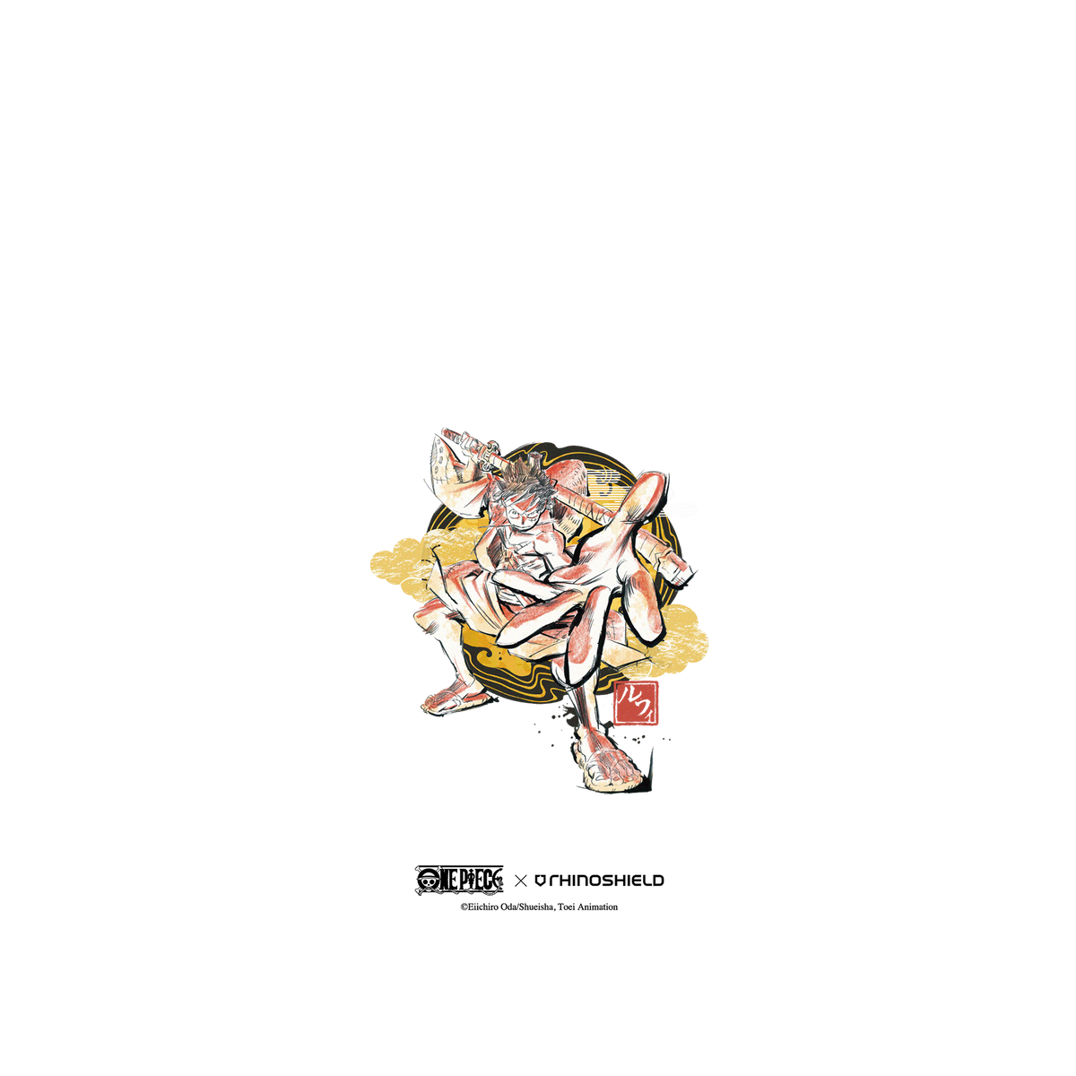iPhone 11 Pro 犀牛盾SolidSuit防摔背蓋手機殼 One Piece - 和之國系列-魯夫 武士