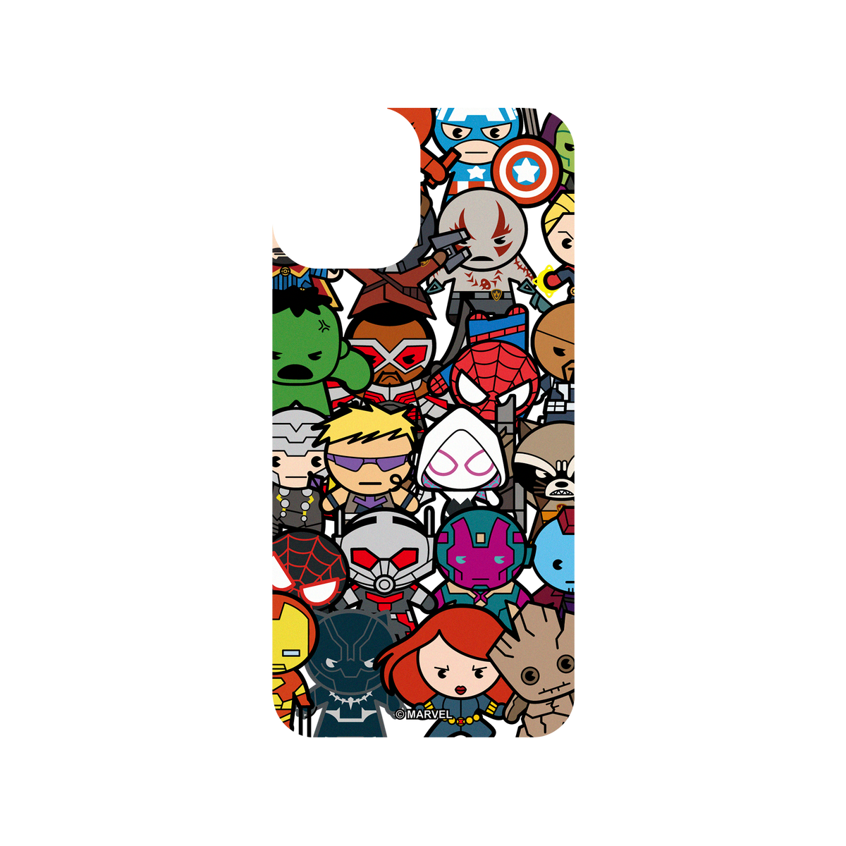 iPhone 11 Pro 犀牛盾SolidSuit防摔背蓋手機殼 Marvel 漫威 - 漫威英雄-復仇者聯盟 集合Q版