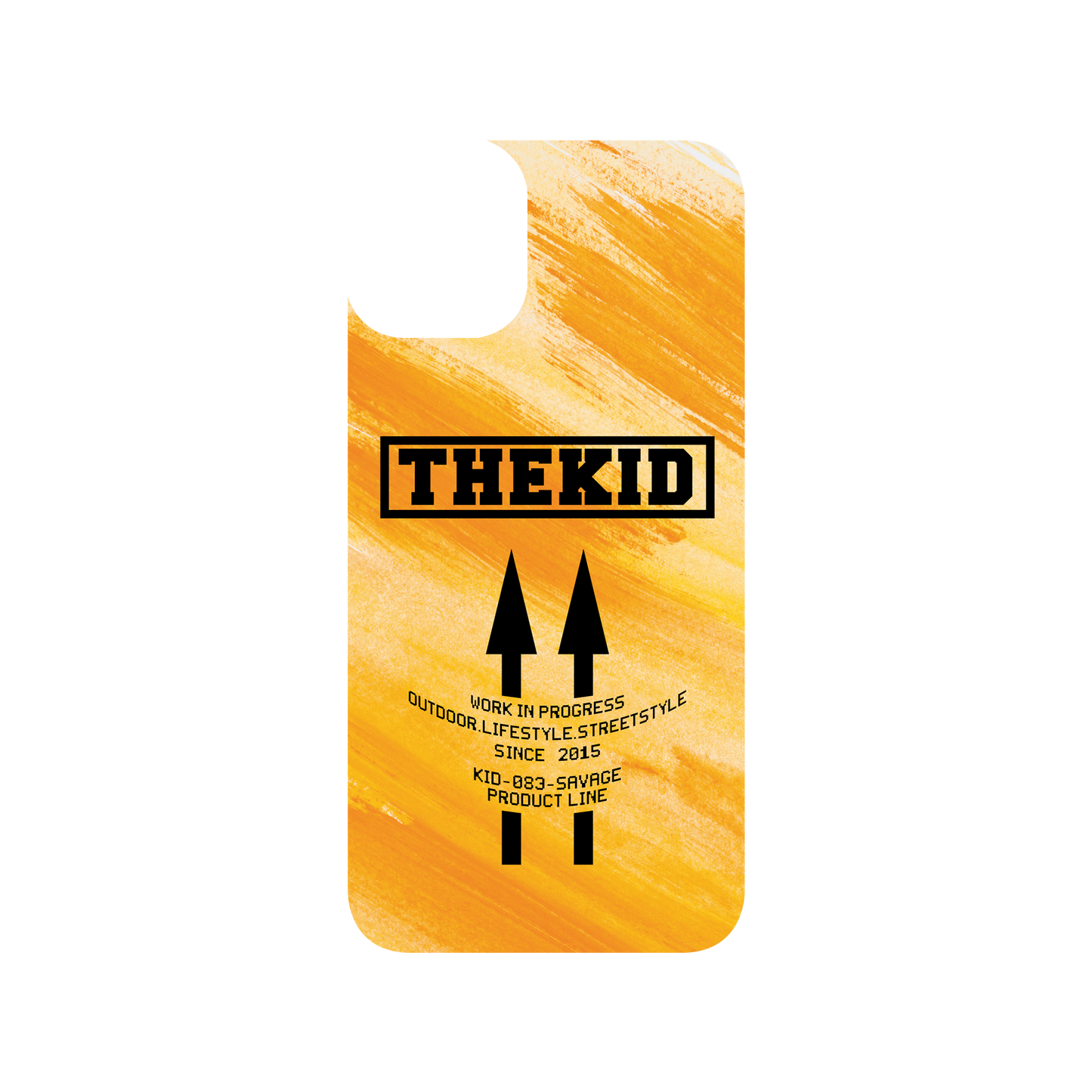 iPhone 11 犀牛盾SolidSuit聯名設計款防摔背蓋手機殼 KID - THEKID-黃雙箭頭款