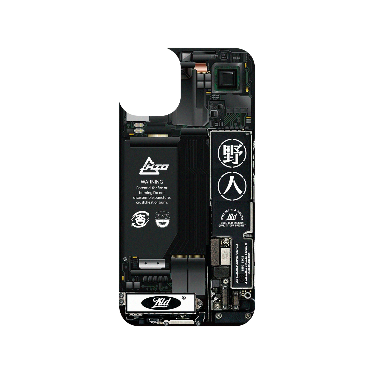 iPhone 11 犀牛盾SolidSuit聯名設計款防摔背蓋手機殼 KID - 透視KID野人