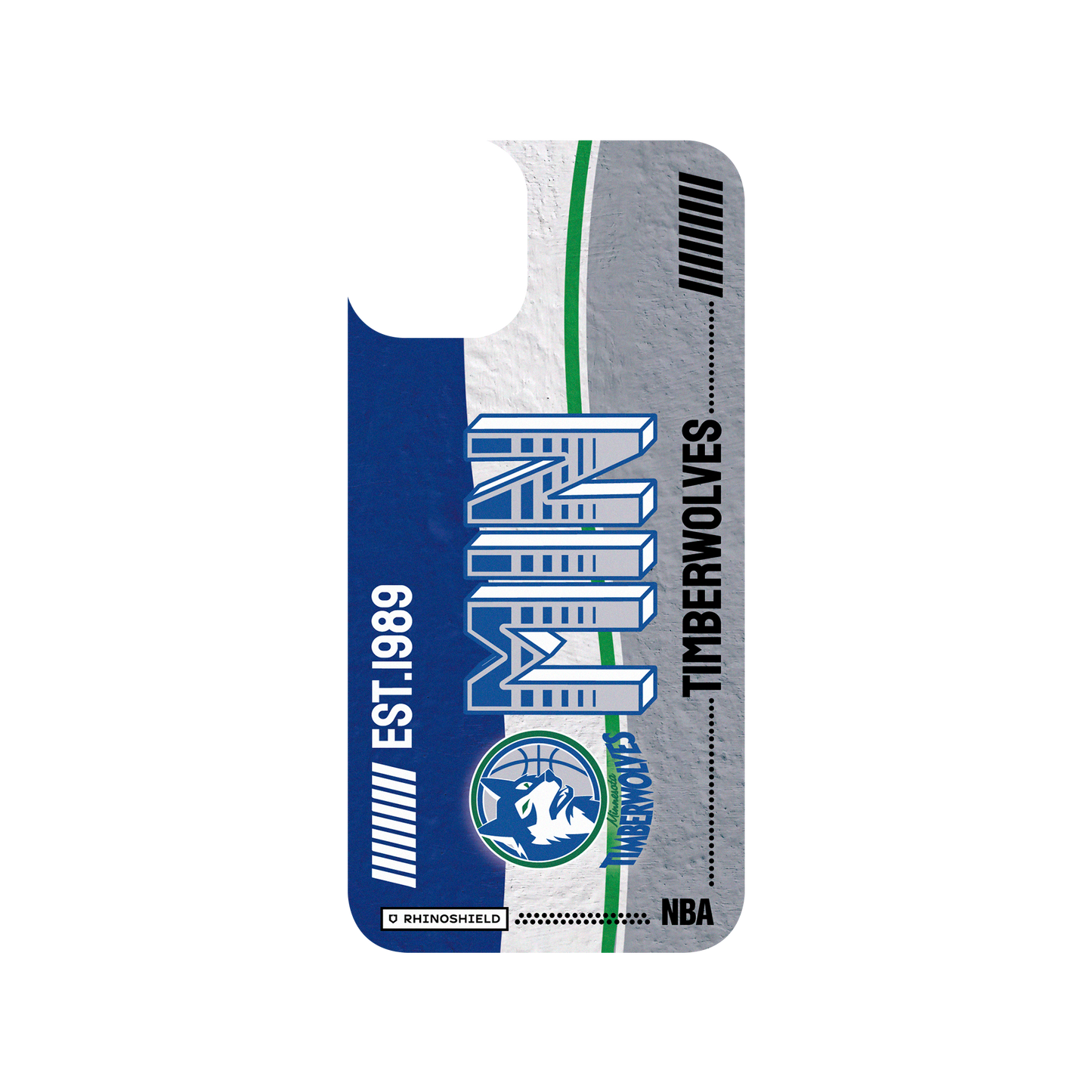 iPhone 11 犀牛盾SolidSuit聯名設計款防摔背蓋手機殼 NBA - 復古球員卡-明尼蘇達灰狼 Minnesota Timberwolves - Vintage Card