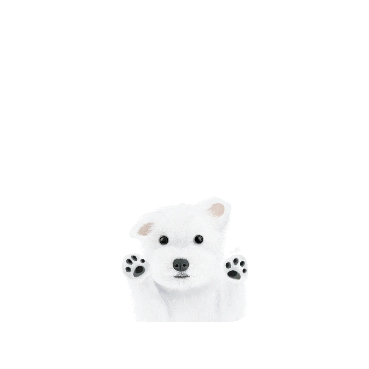 RHINOSHIELD SolidSuit iPhone 8 Case: Original Designs - Puppy Love