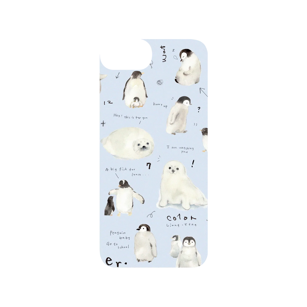 RHINOSHIELD X Liang Feng SolidSuit iPhone 8 Case - Penguin Baby