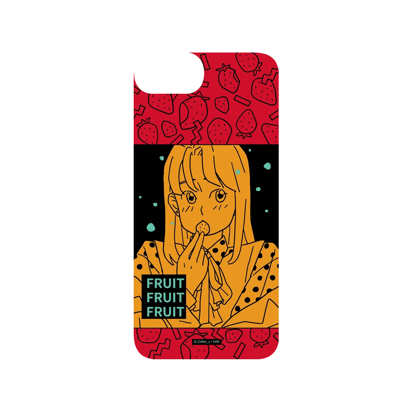 iPhone SE (第2代) 犀牛盾SolidSuit聯名設計款防摔背蓋手機殼 Zzifan_z - 水果女孩