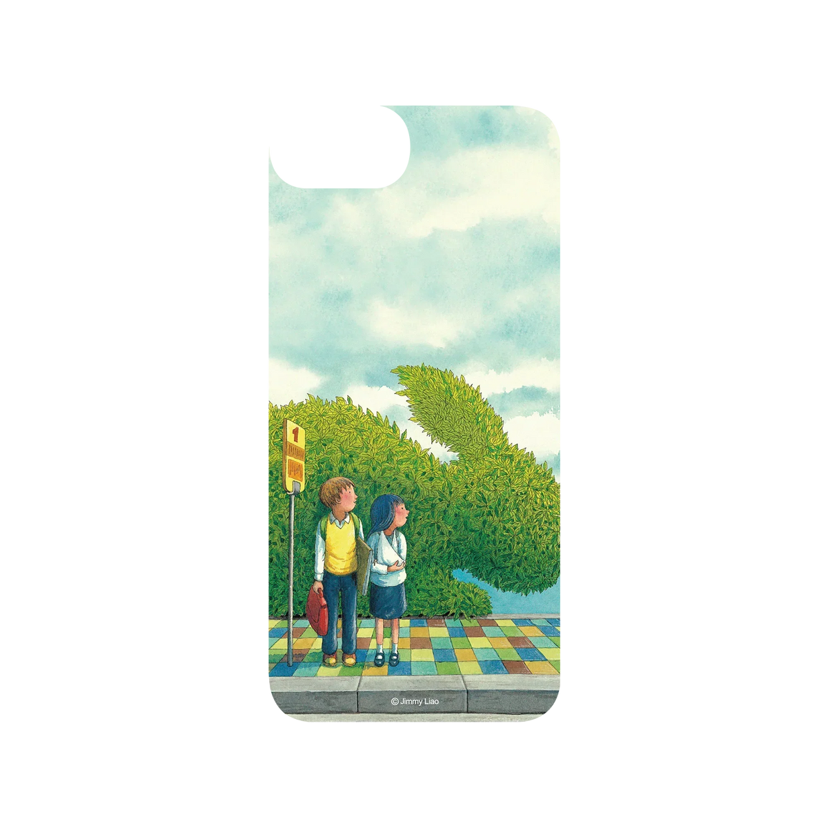RHINOSHIELD X Jimmy SolidSuit iPhone SE (3rd generation) Case - Year of the Rabbit Series - Waiting for the Bus