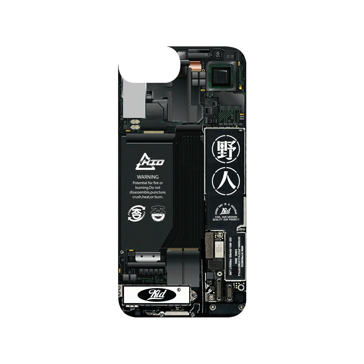 iPhone 7 犀牛盾SolidSuit聯名設計款防摔背蓋手機殼 KID - 透視KID野人