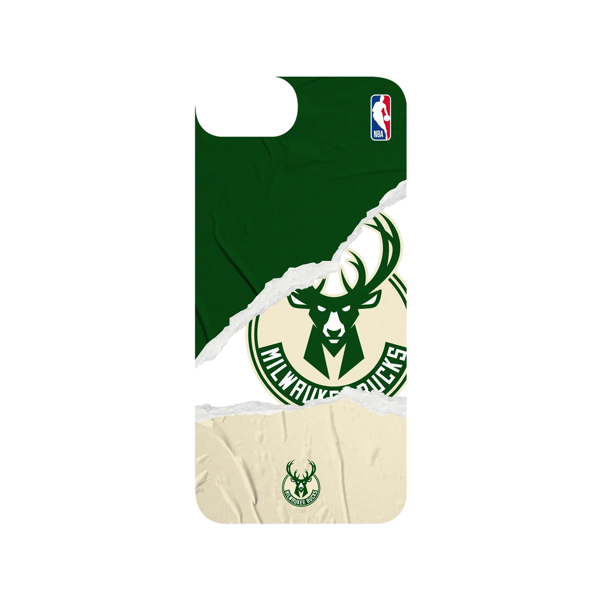 RHINOSHIELD X NBA SolidSuit iPhone 7 Case - Milwaukee Bucks - Sweat and Tears