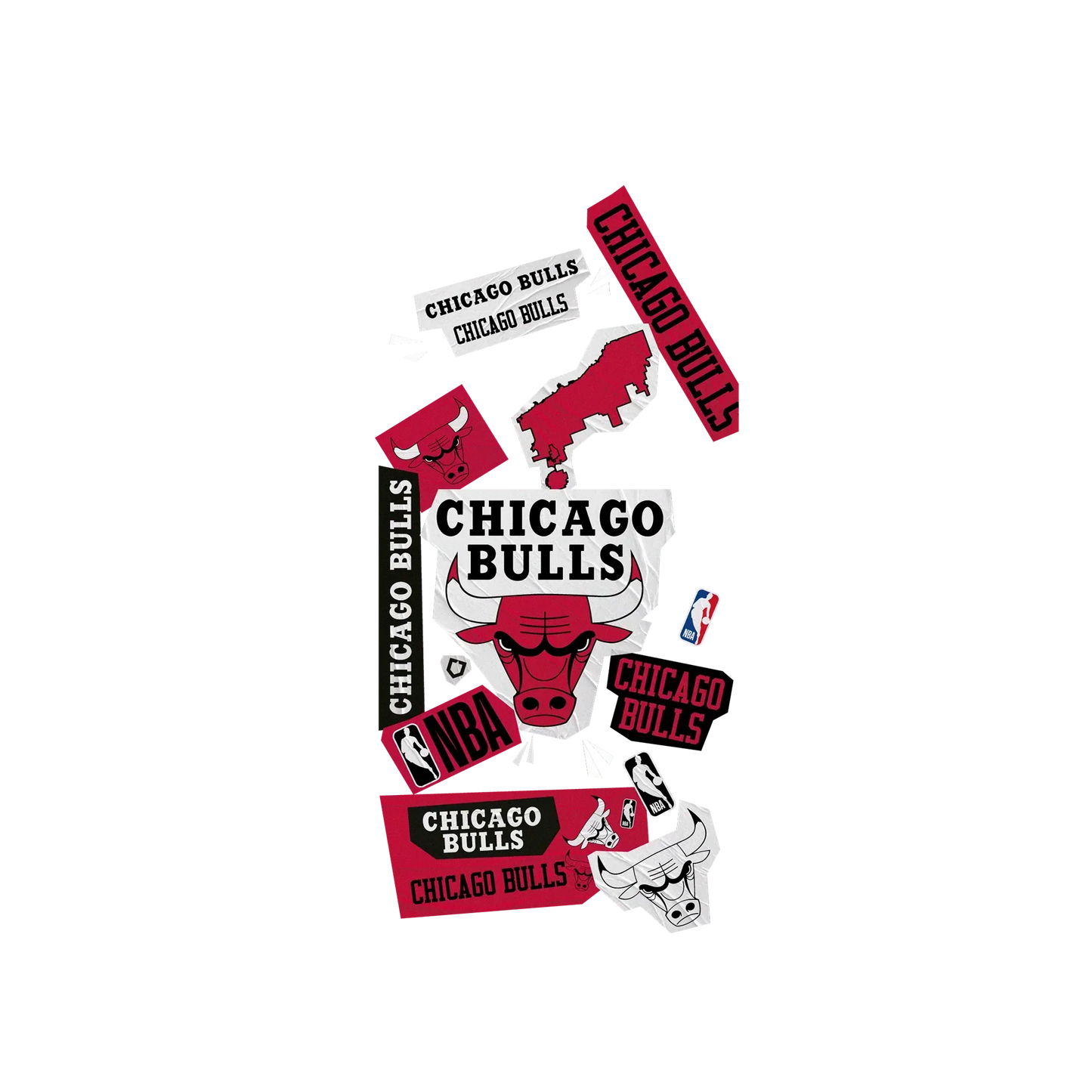 RHINOSHIELD X NBA SolidSuit iPhone 8 Case - Chicago Bulls - Collage