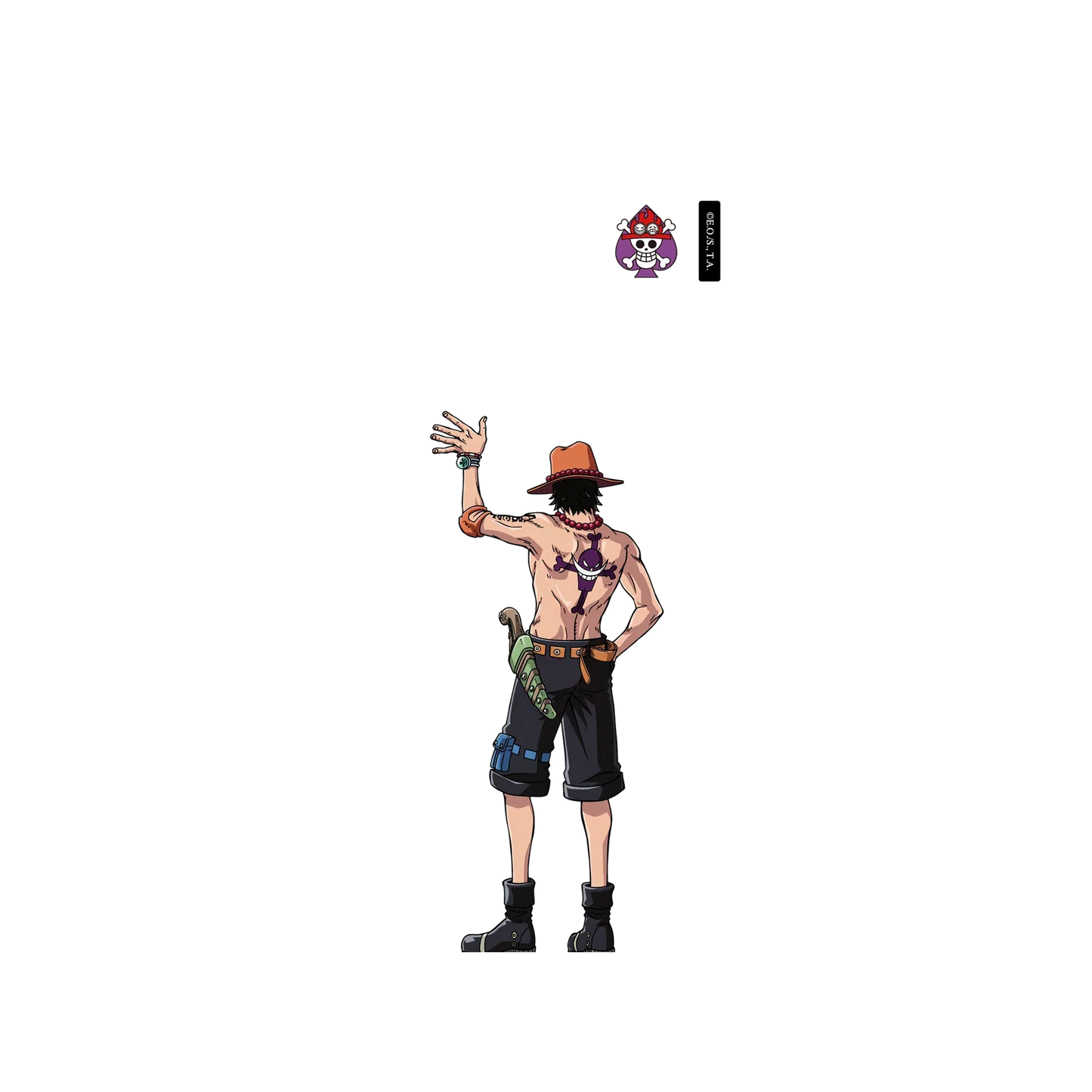 iPhone SE (第2代) 犀牛盾SolidSuit防摔背蓋手機殼 One Piece - 角色系列-艾斯背影