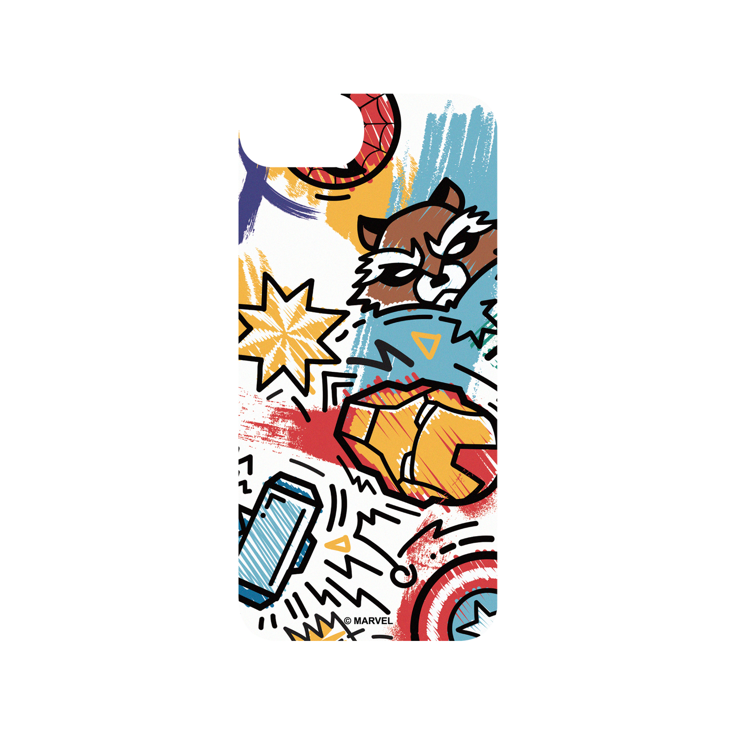 iPhone SE (第3代) 犀牛盾SolidSuit防摔背蓋手機殼 Marvel 漫威 - 漫威英雄-復仇者聯盟-卡通風格