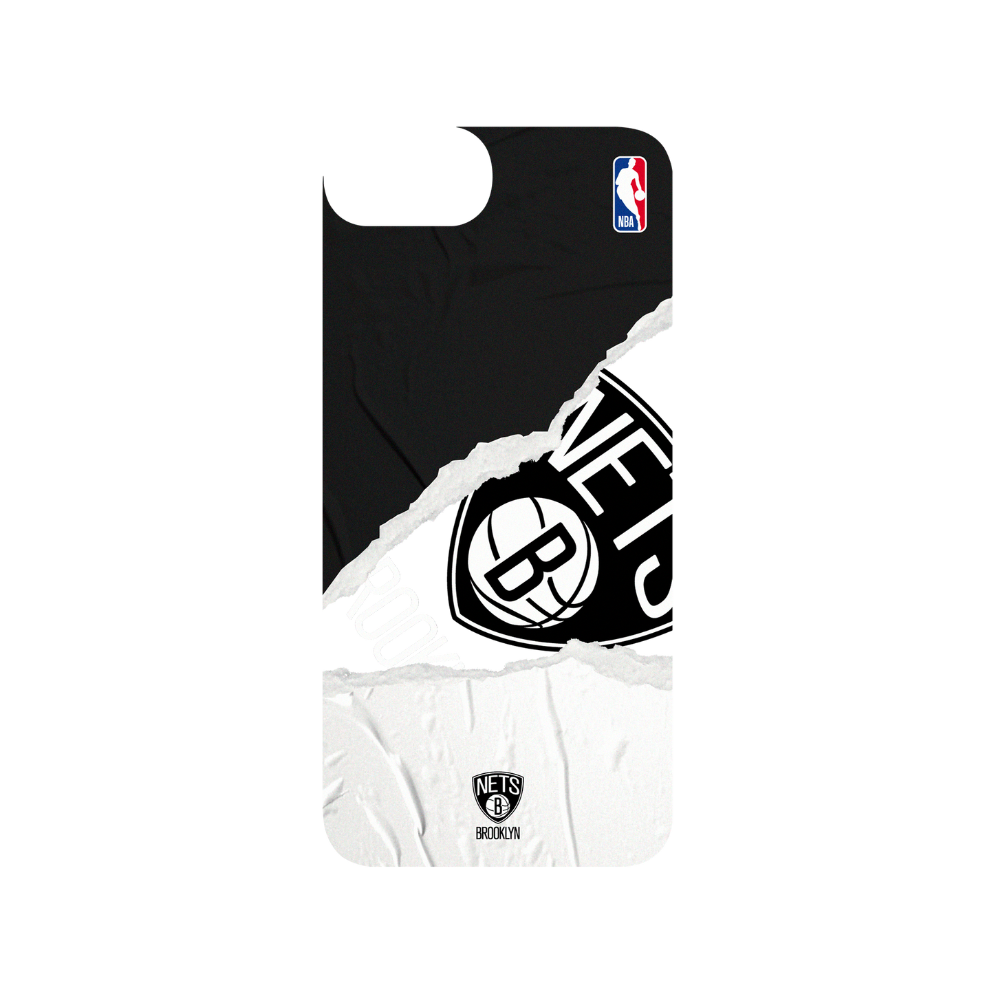 iPhone 7 犀牛盾SolidSuit聯名設計款防摔背蓋手機殼 NBA - 熱血系列-布魯克林籃網 Brooklyn Nets - Sweat and Tears
