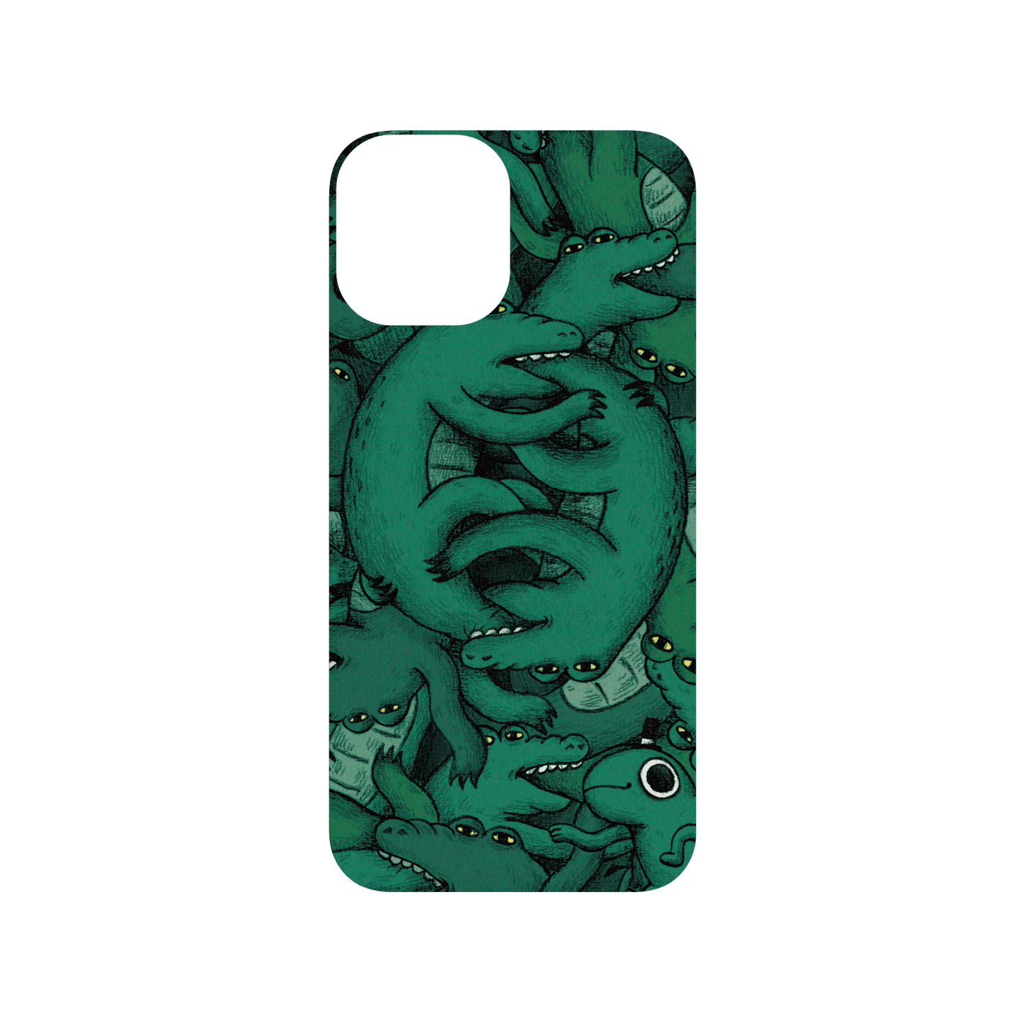 RHINOSHIELD X Incrediville SolidSuit (MagSafe compatible) iPhone 12 Case - Crocodille Ying Yang