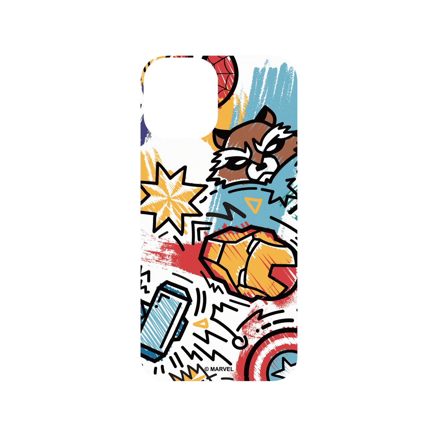 iPhone 12 Pro 犀牛盾SolidSuit防摔背蓋手機殼 Marvel 漫威 - 漫威英雄-復仇者聯盟-卡通風格